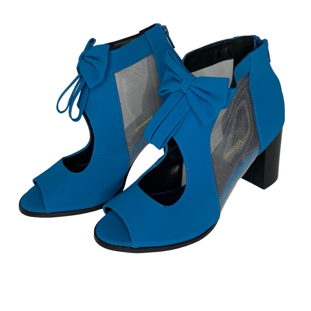 Joli Jolimall Peep Toe Block Heels NWOT